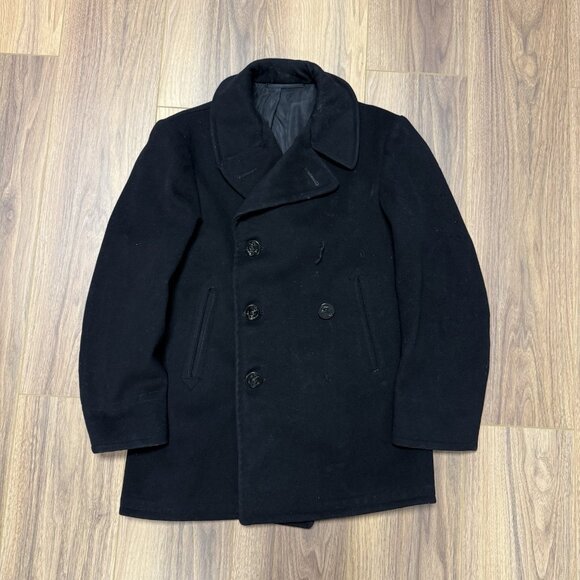 naval Other - Vintage Naval Clothing Factory Pea Coat Mens 38 Wool WWII WW2